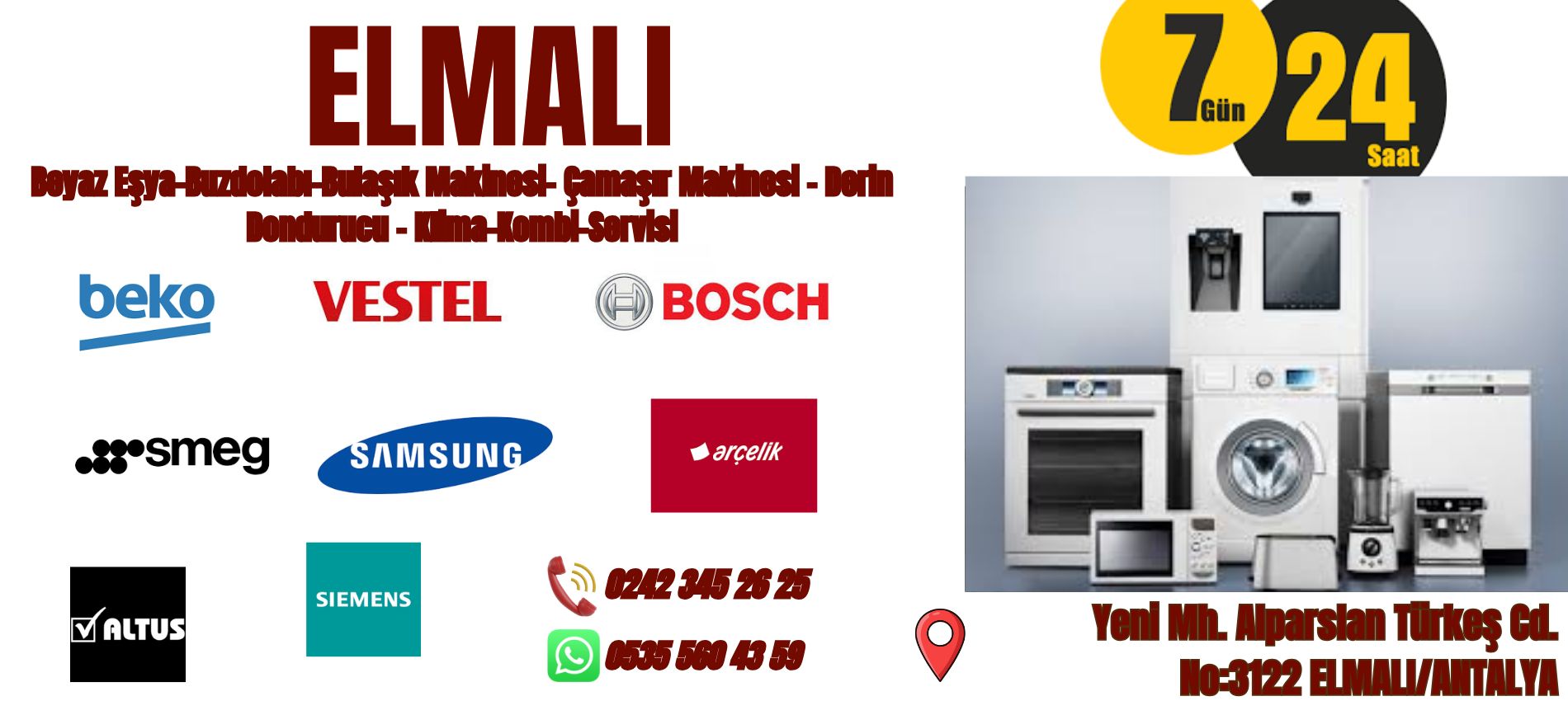 Elmalı Beyaz Eşya